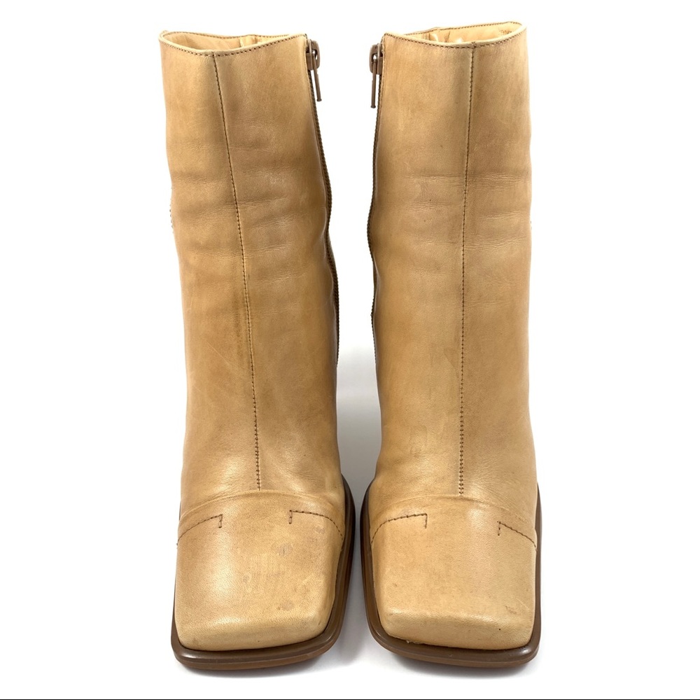 ❌SOLD❌90’s ALDO Brazilian leather square toe boots - Picture 8 of 12